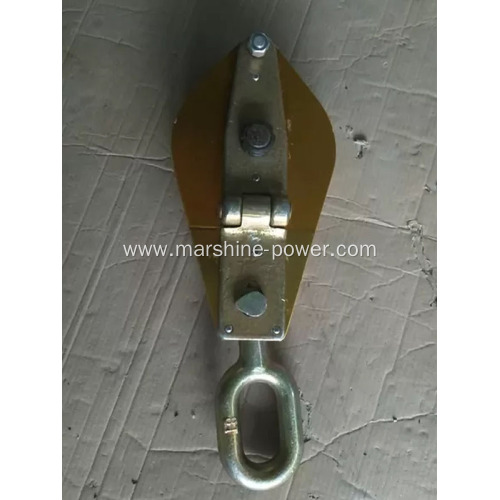 Three Nylon Sheave Wire Lifting Pulley Block